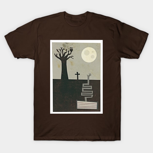 Cemetery T-Shirt by Up_Design